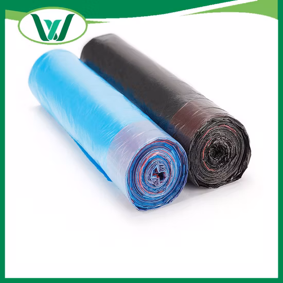 1 mm, 1,2 mm, 1,5 mm, 2 mm, 3 mm HDPE-Kunststoff-Müllsack auf Rolle, Müllbeutel-Einlage mit 42 Gallonen, 55 Gallonen, 60 Gallonen Fassungsvermögen