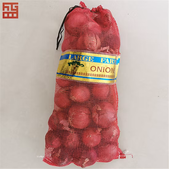 Robuster 20-kg-PP-Rohrdreher-Mesh-Verpackungsbeutel für Zwiebelkartoffeln