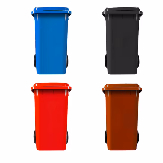 Hotel Restaurant Küche Büro Outdoor Kunststoff Recycling Abfall Müll Mülleimer Mülleimer
