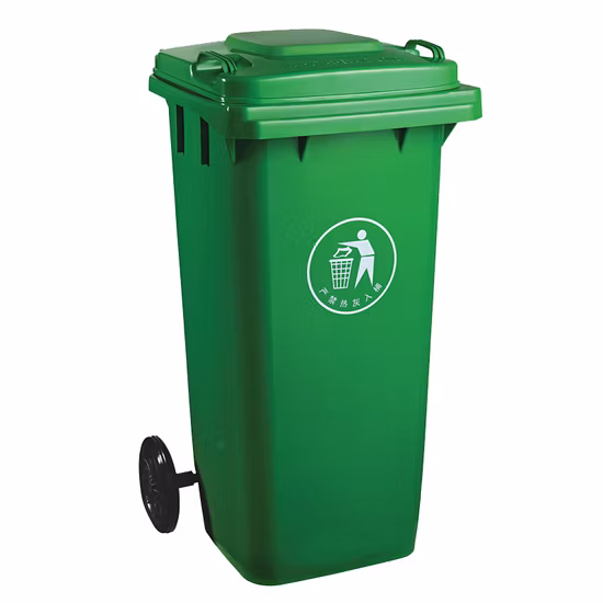 120L Wheelie Mülltonne Müllcontainer Mülleimer Kunststoff Mülleimer