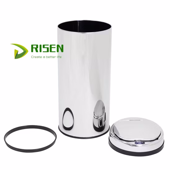 Automatischer Infrarot-Sensor-Mülleimer, 30 l/42 l/50 l, Deckel aus Edelstahl, öffnet sich automatisch, Bewegung des Mülleimers